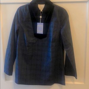Sail to Sable blackwatch plaid tunic. Small